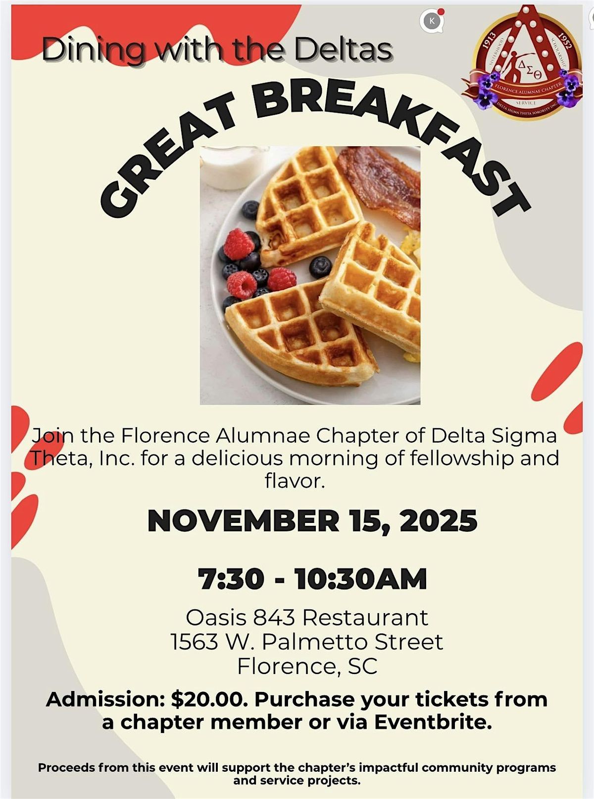 DINING WITH THE DELTAS