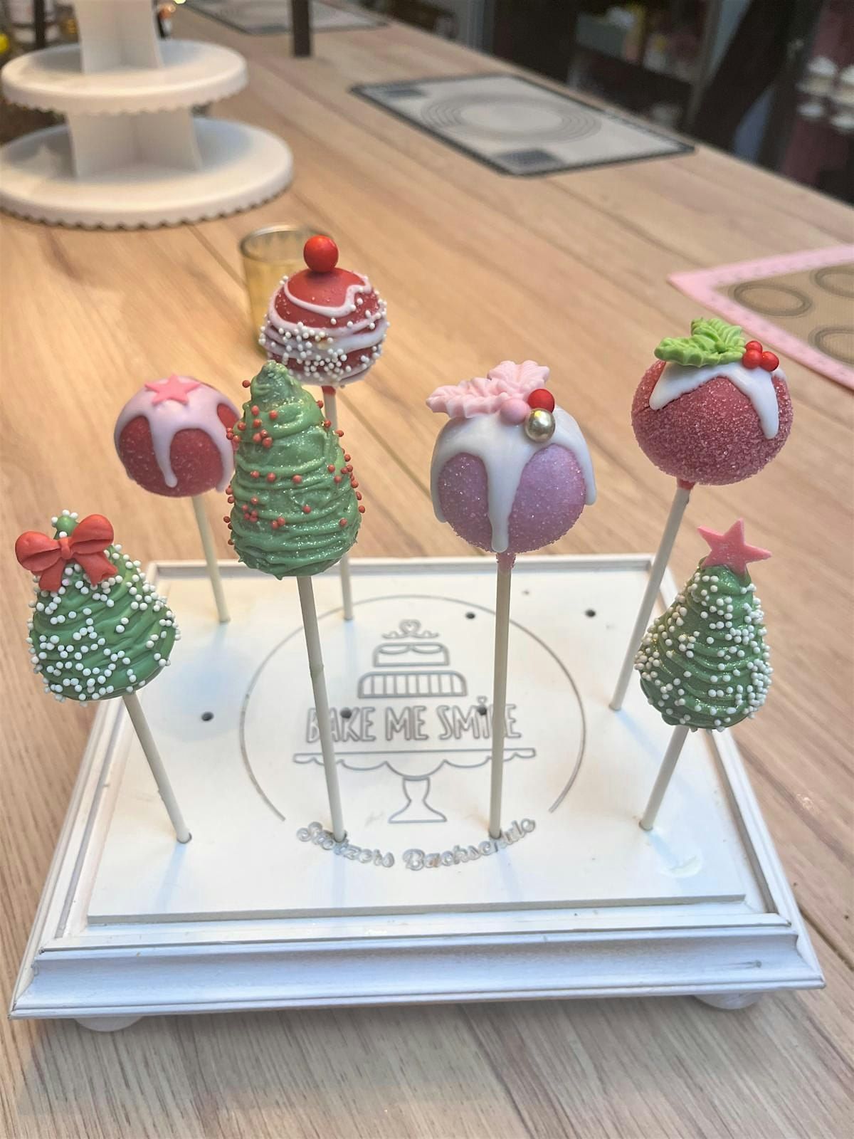 Cakepops zum Nikolaus in der Geschenkbox