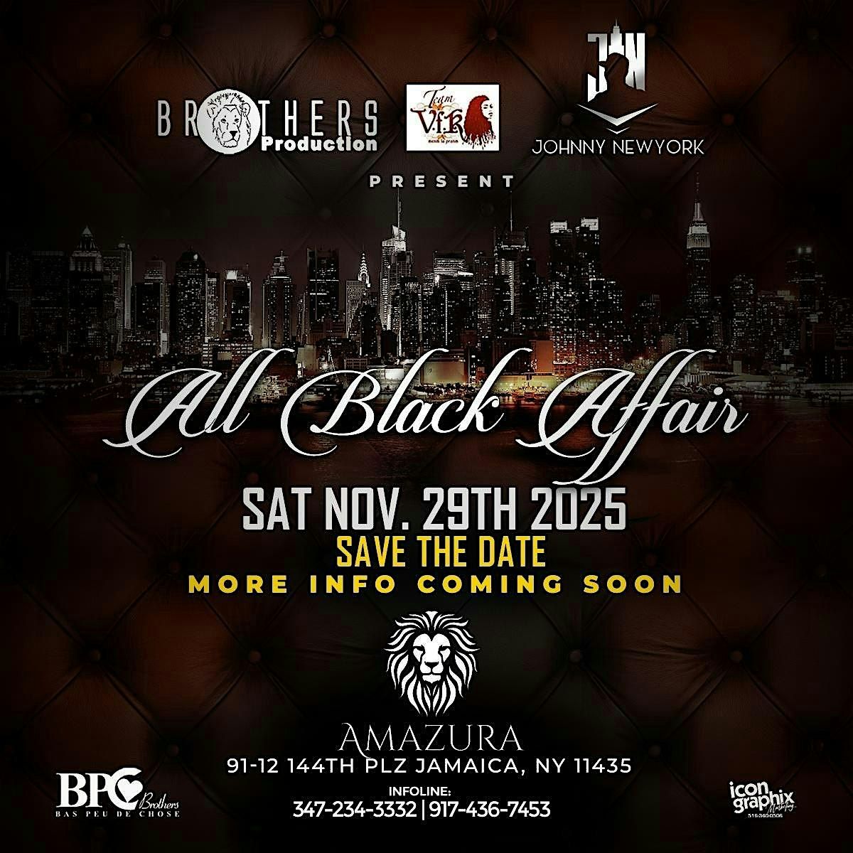 Brothers 21 Anniversary All Black Affair