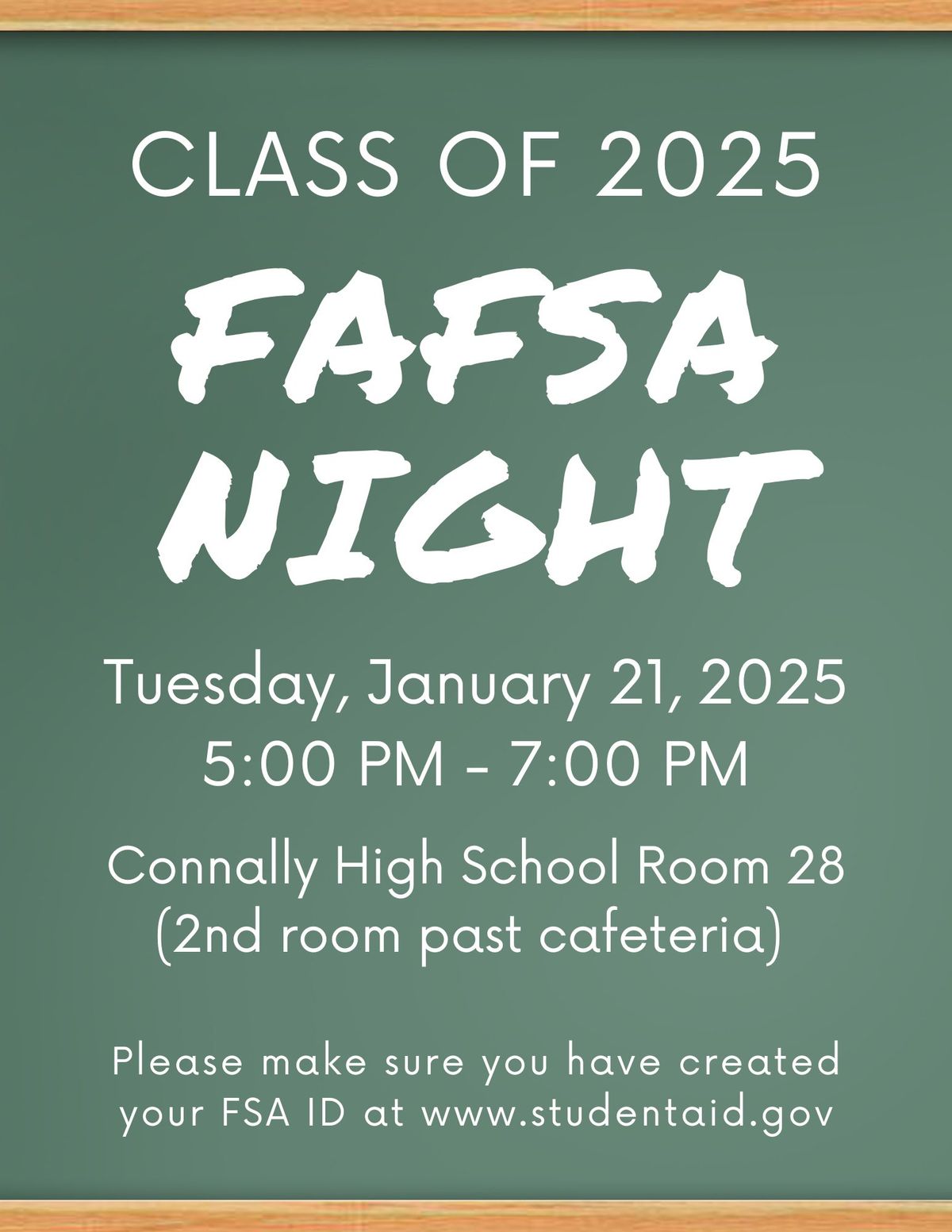 FAFSA Assistance for Senior Parents