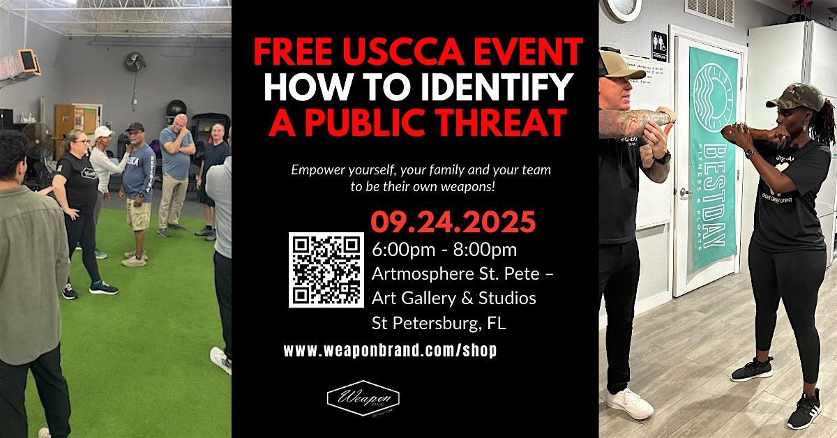 FREE USCCA Event \/ How to Identify a Public Threat
