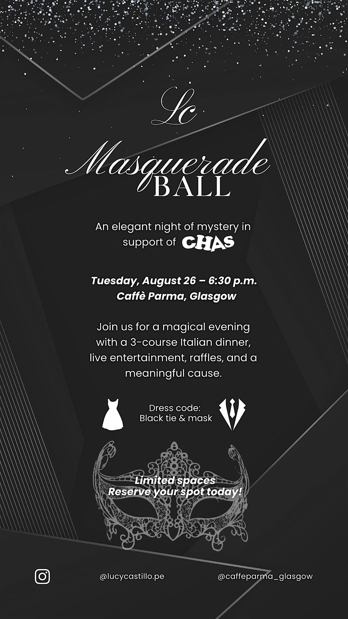 Masquerade Ball \u2013 In Support of CHAS