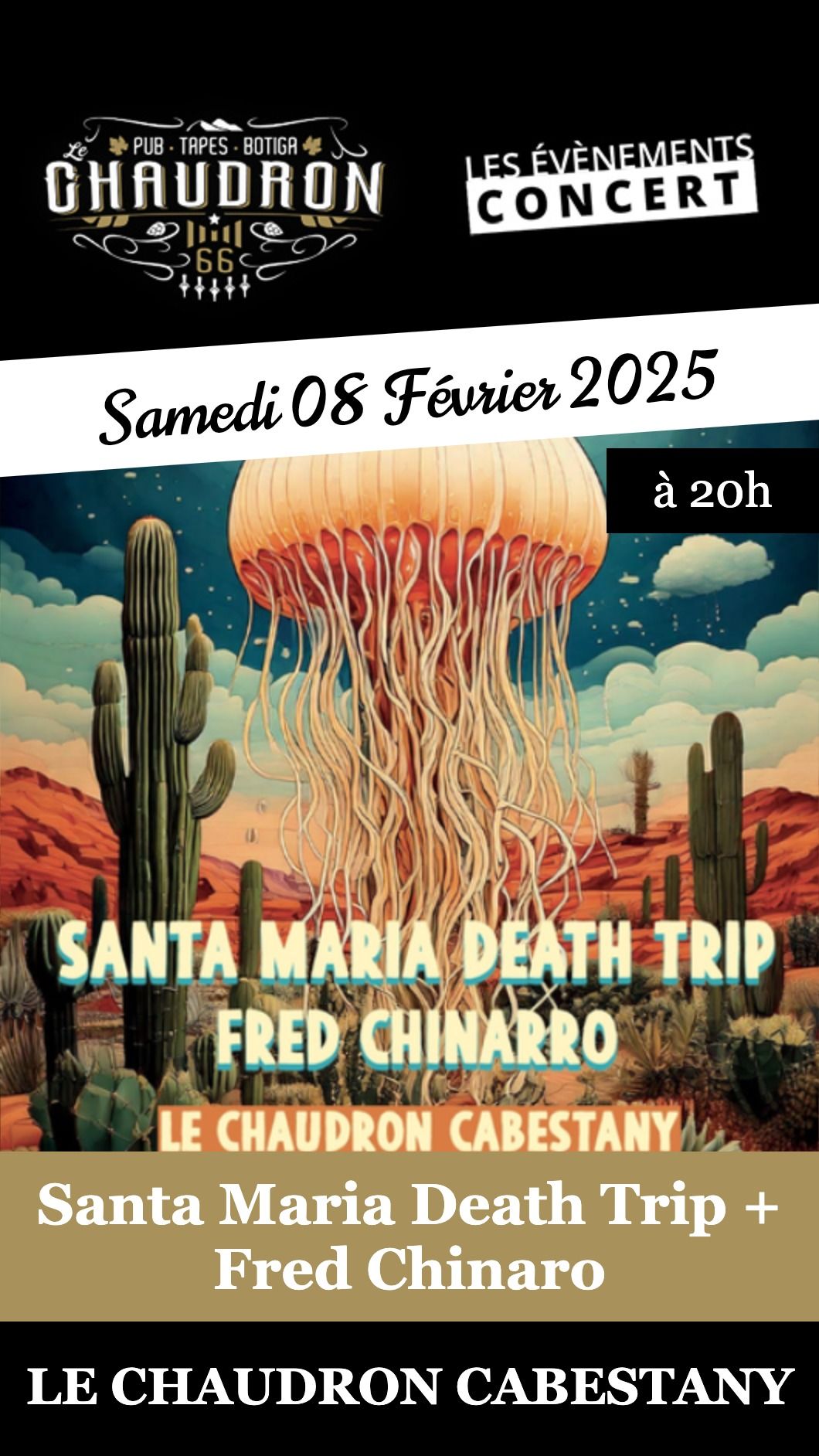 Concert : Santa Maria Death Trip + Fred Chinaro