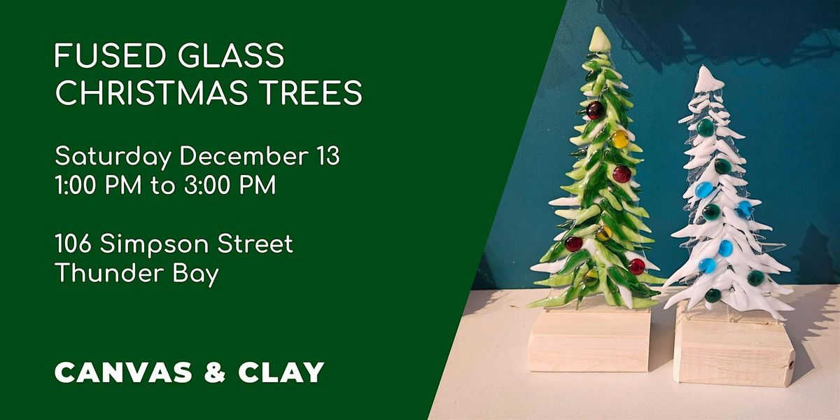 Fused Glass Christmas Trees