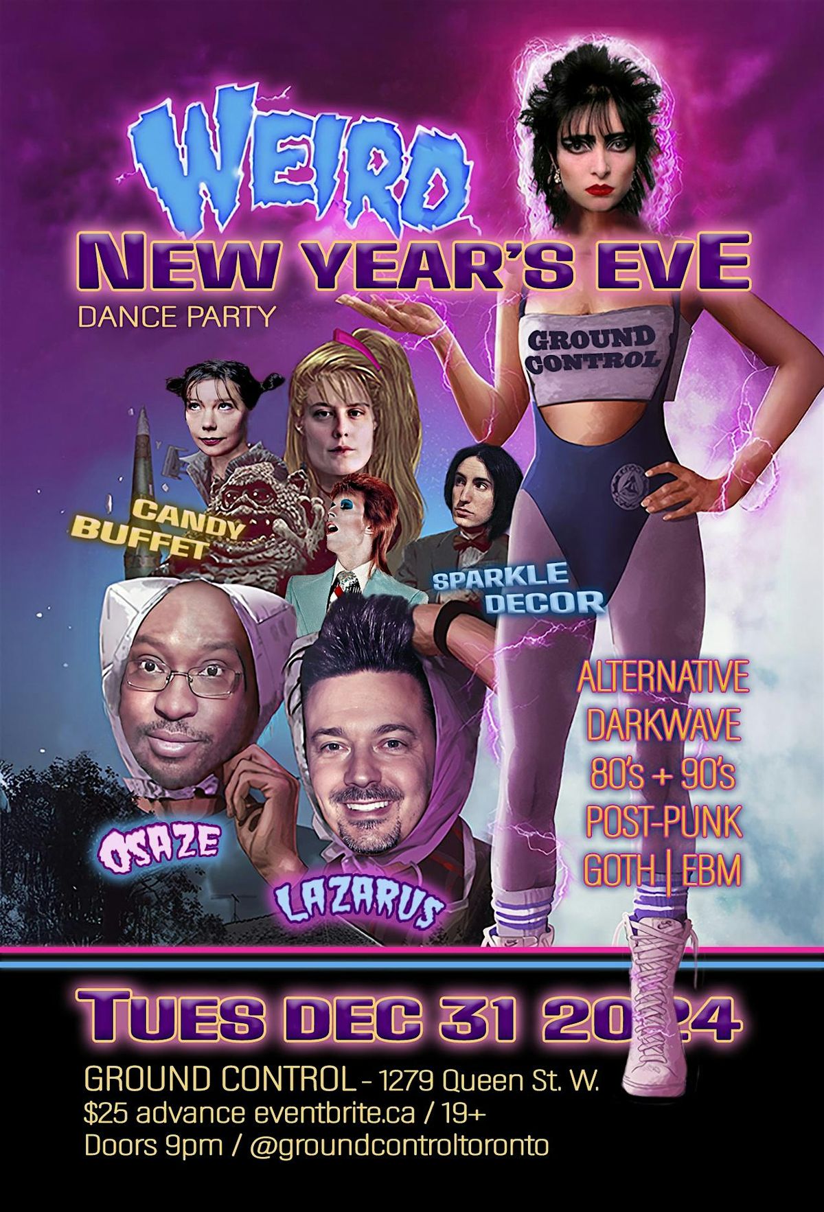 WEIRD New Year's Eve Dance Party with DJ's Lazarus & Osaze