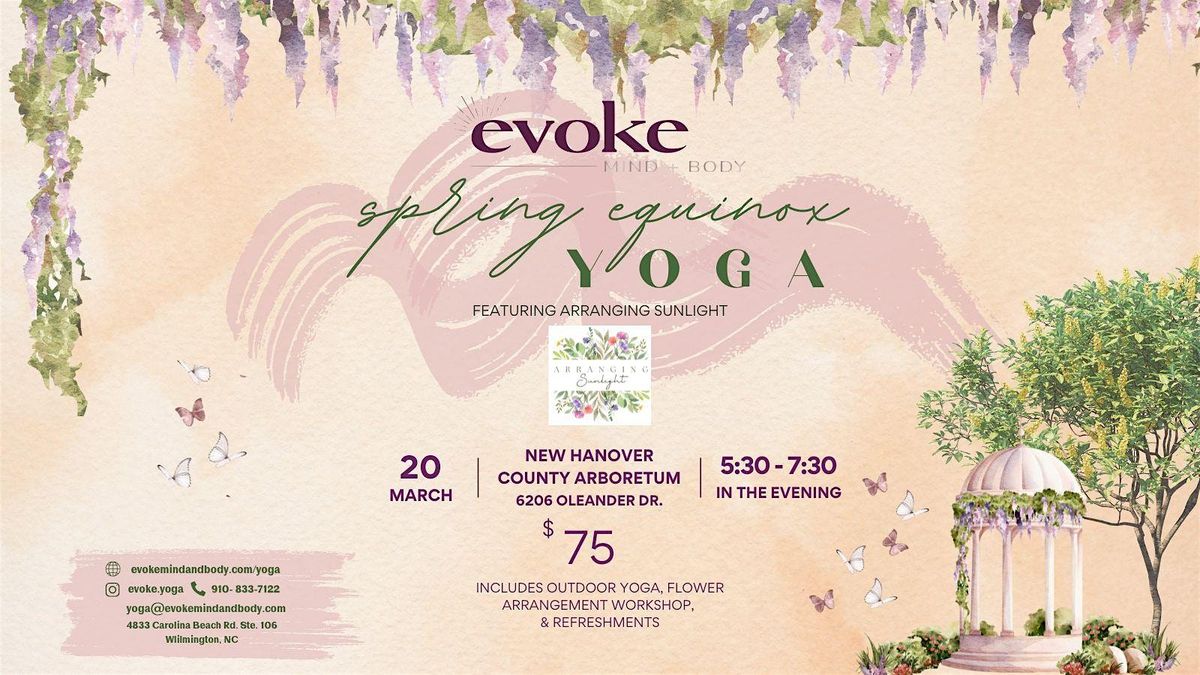 Spring Equinox Yoga and Floral Arrangement Workshop