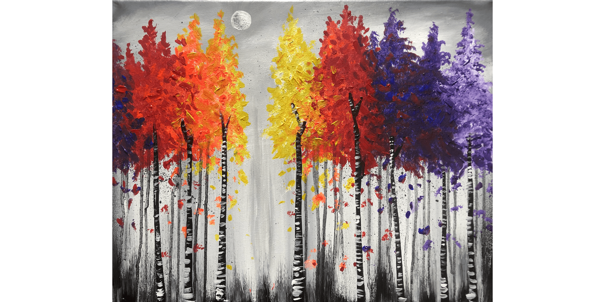 Vibrant Forest - Paint and Sip in Sacramento | Classpop!\u2122