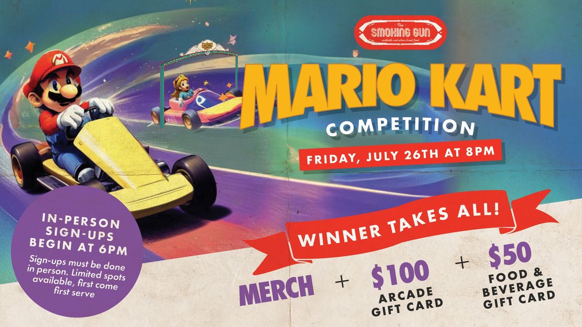 Mario Kart Competition at The Smoking Gun