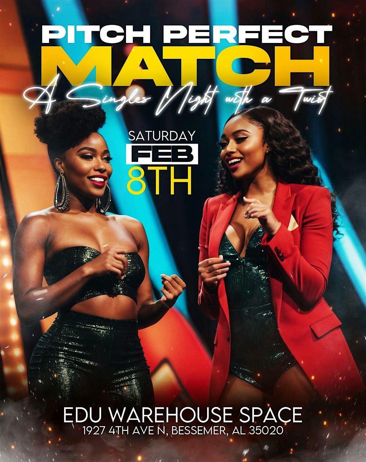 Pitch Perfect Match: A singles night with a twist