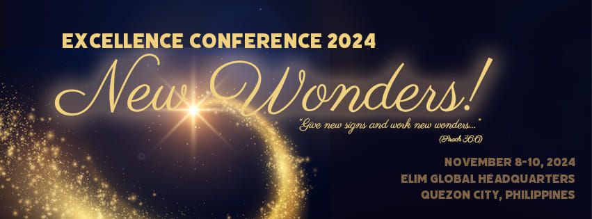 Excellence Conference 2024: New Wonders!