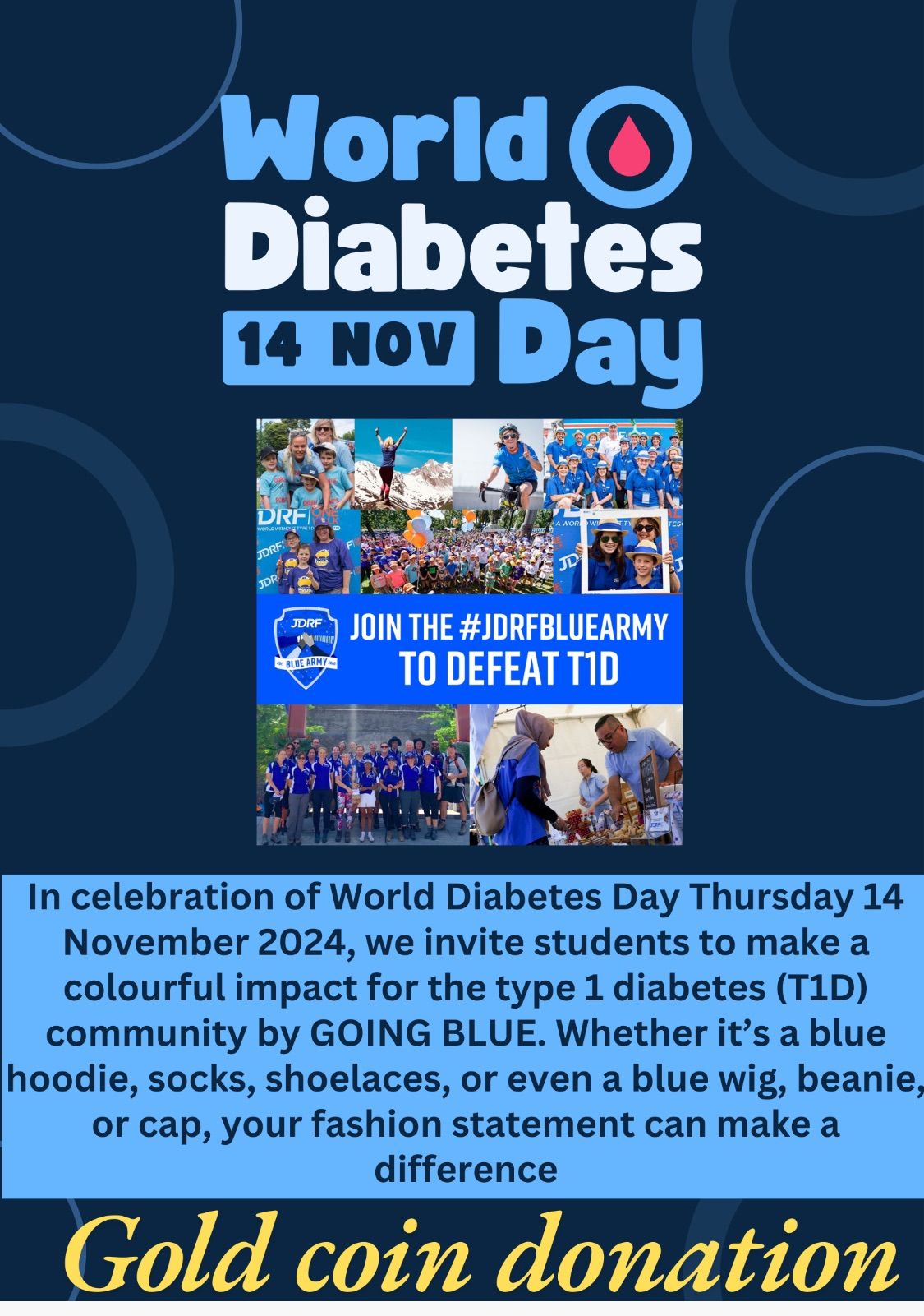 Blue Day for Diabetes Awareness