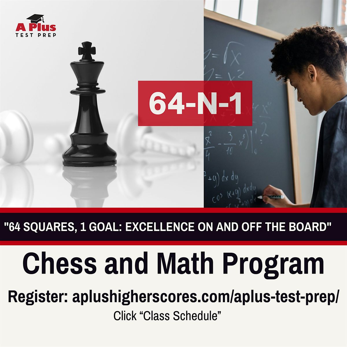 64-N-1 Chess & Math Program.  Parent Info Session