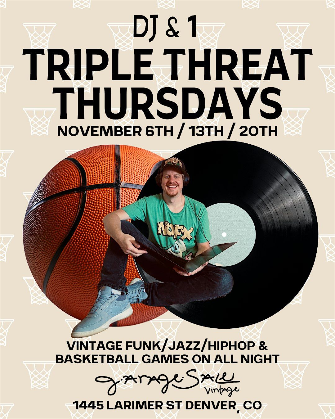 TRIPLE THREAT THURSDAY w\/ DJ & 1: Basketball, Funk, Jazz, HipHop