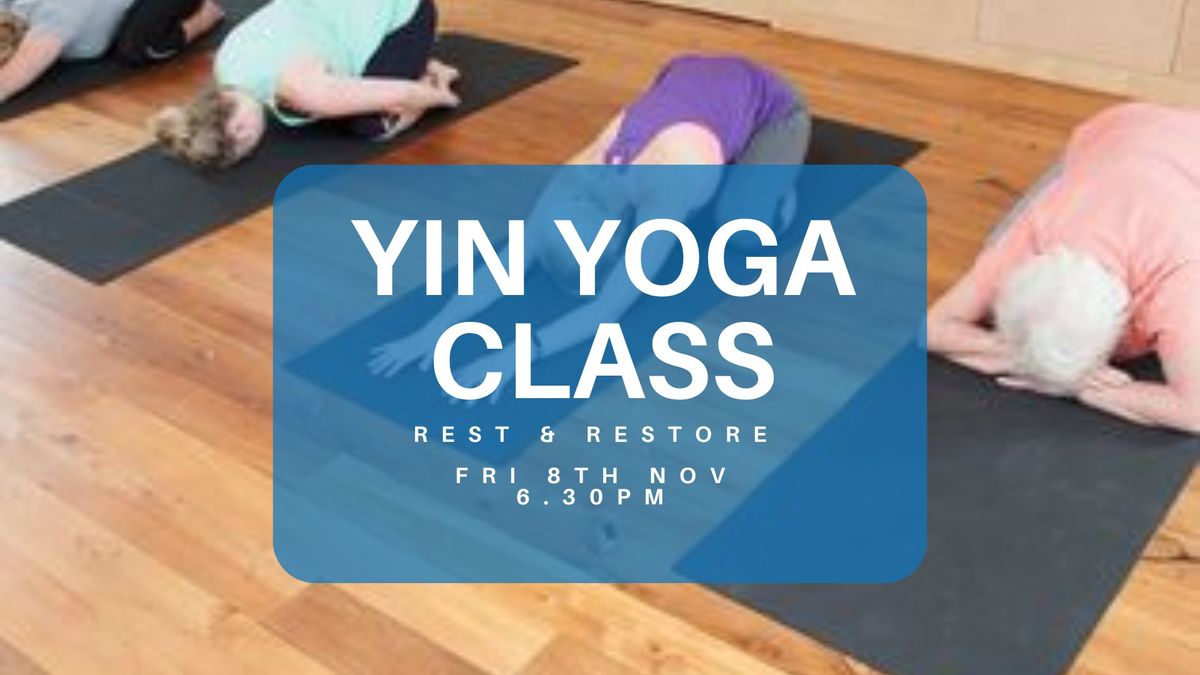 Yin Yoga Class