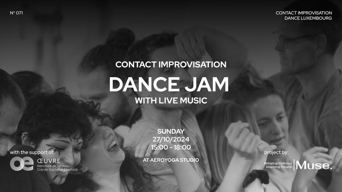 Contact Improvisation Dance JAM with LIVE MUSIC 