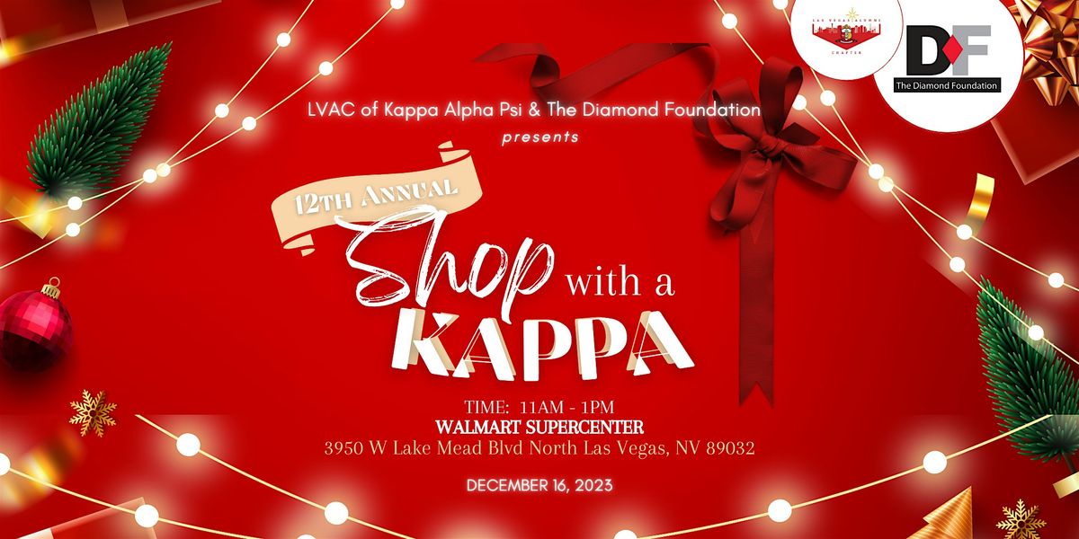 13th Annual Shop with a Kappa