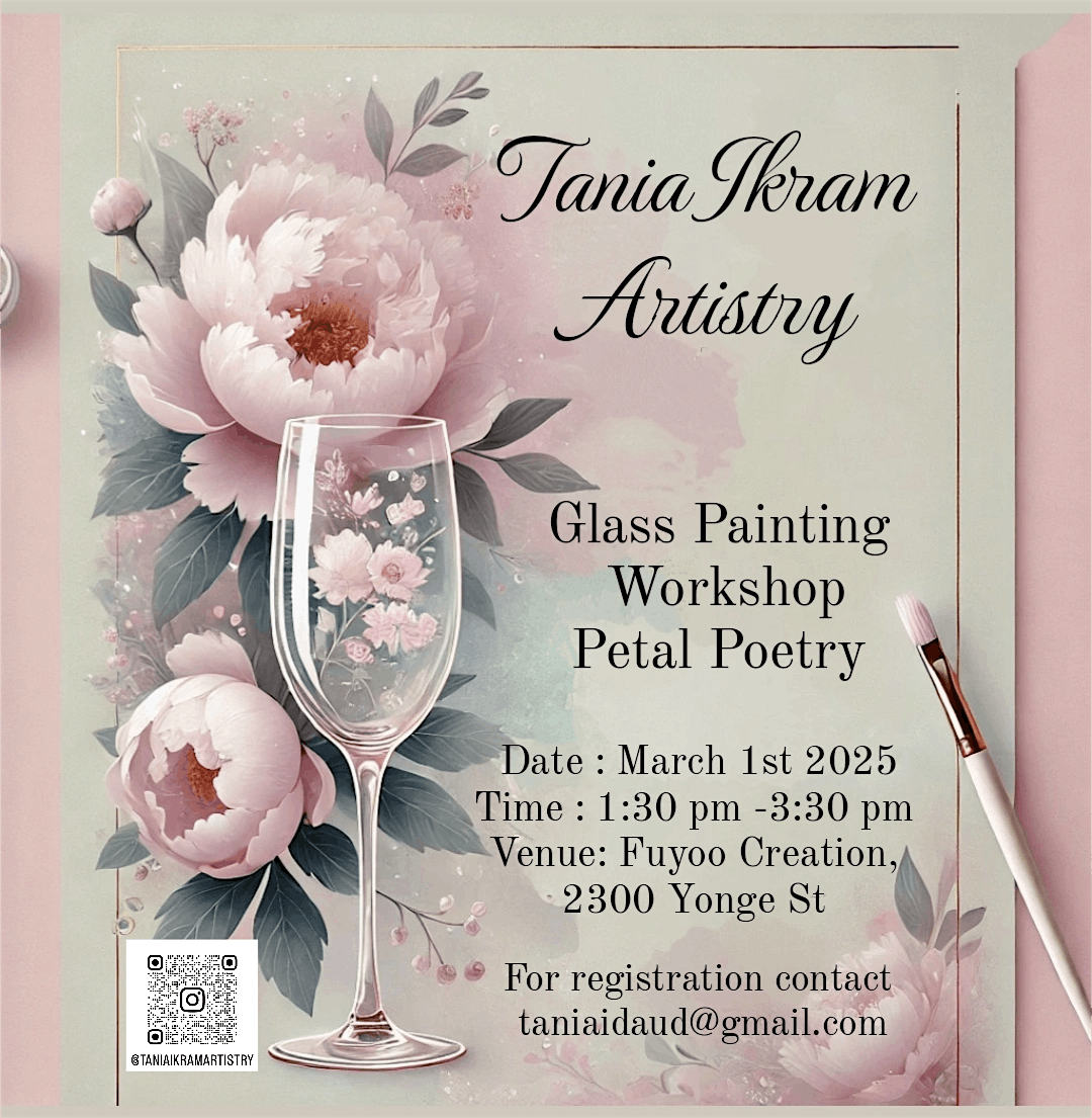 Glass Painting Workshop By Tania Ikram Artistry