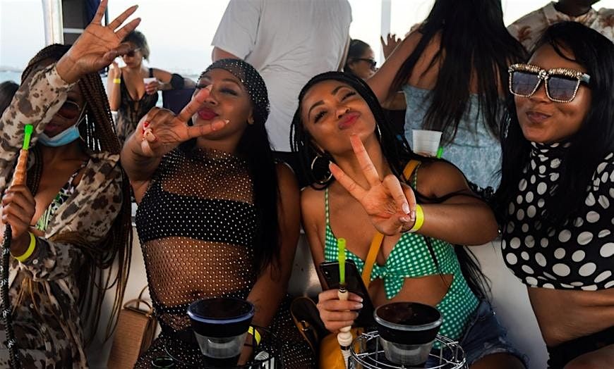 MIAMI BOOZE CRUISE - HIP HOP PARTY BOAT - TWERKING CONTEST - OPEN BAR