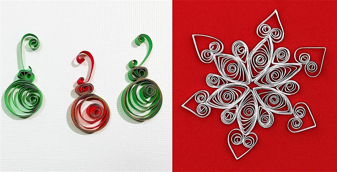 Learn the Art of Paper Quilling and Intricate Holiday Designs