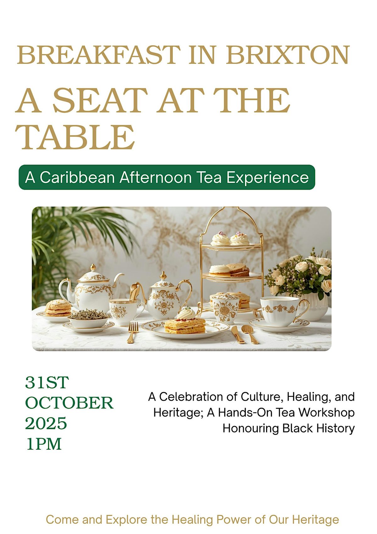 Caribbean Afternoon Tea Experience- A SEAT AT THE TABLE