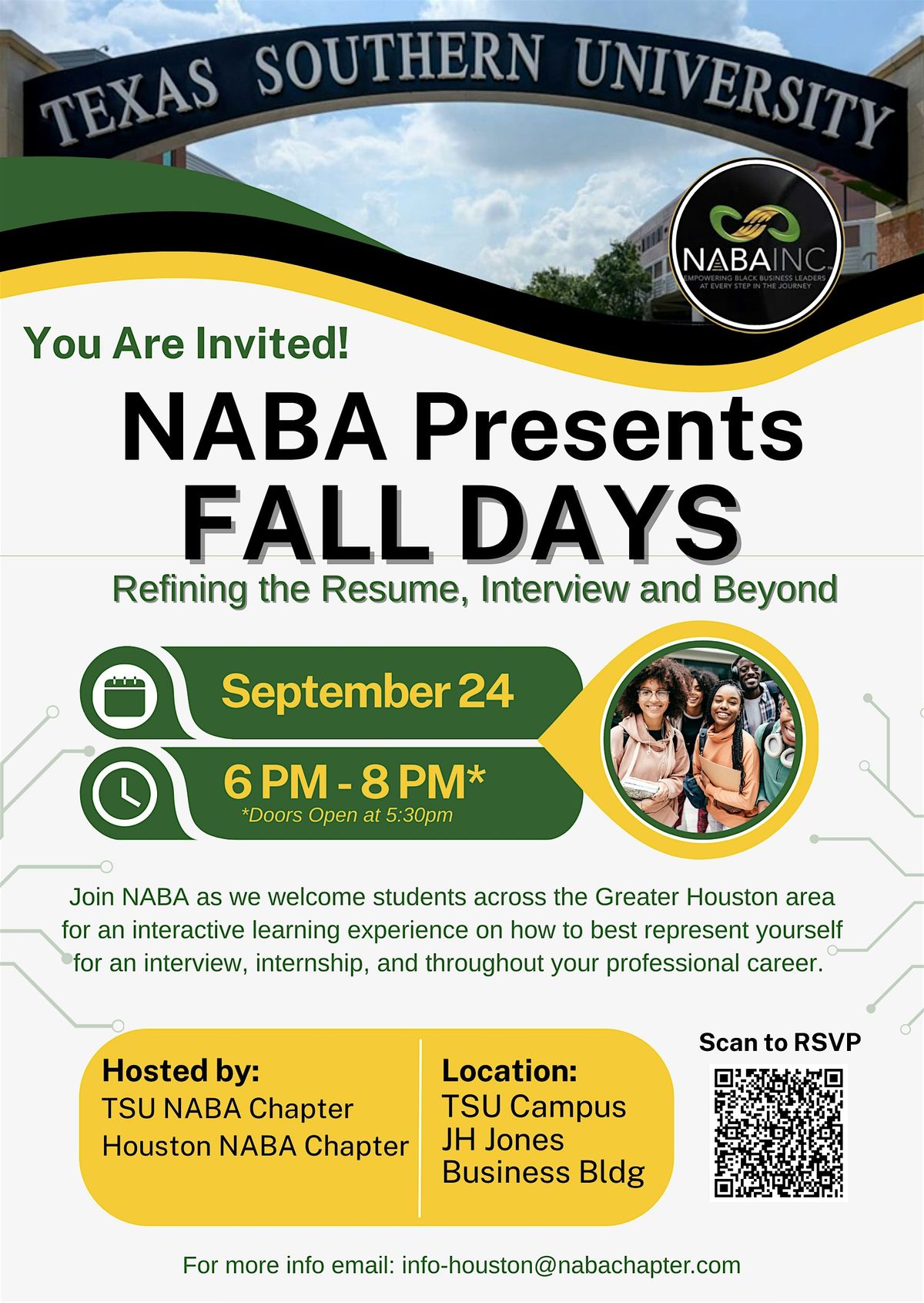 NABA Houston Presents: Refining the Resume, Interview and Beyond