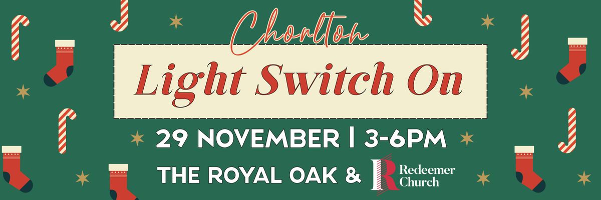 Chorlton Christmas Light Switch On