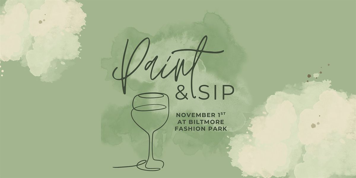 Paint & Sip at Biltmore Fashion Park