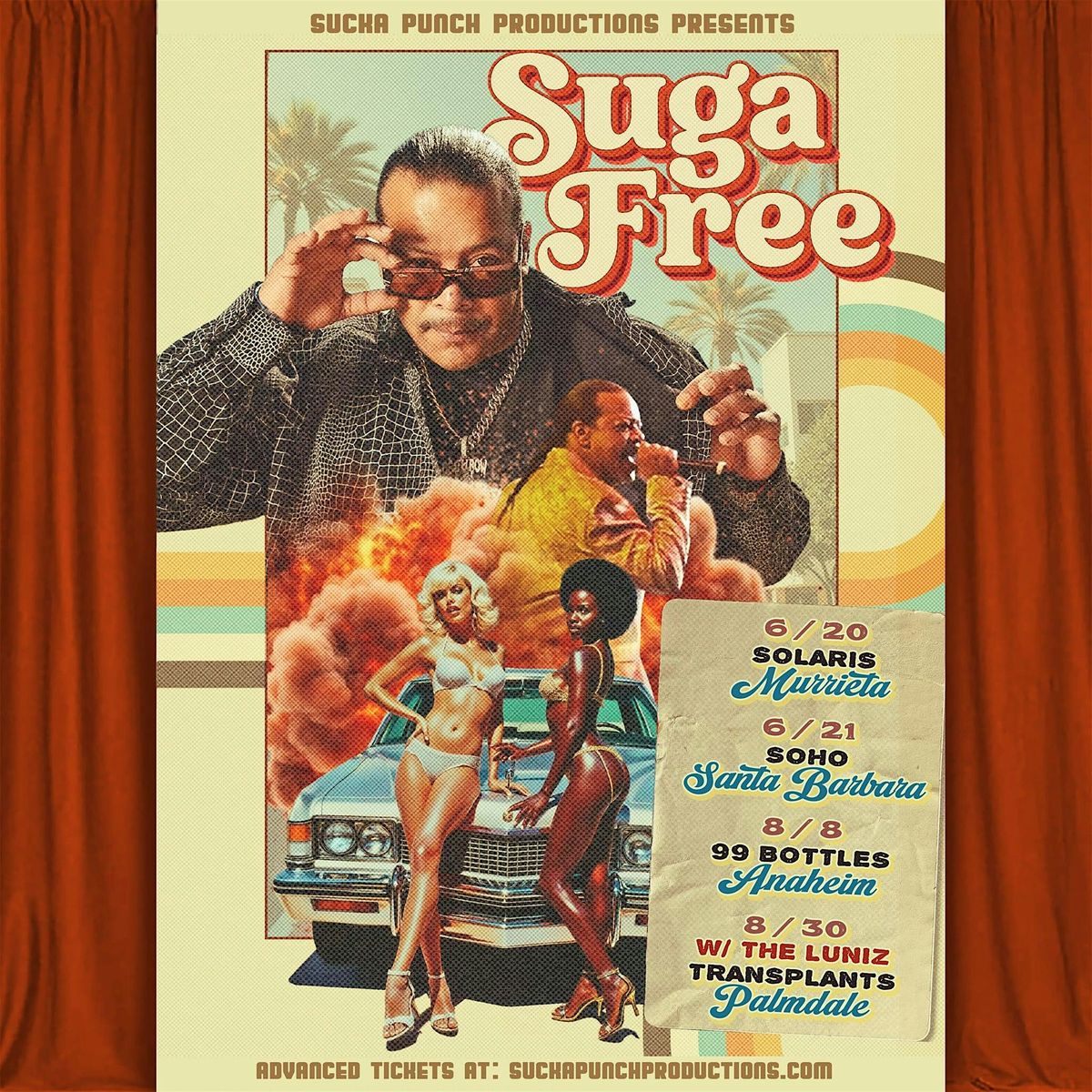 Suga Free with the Luniz Live in concert at Transplants