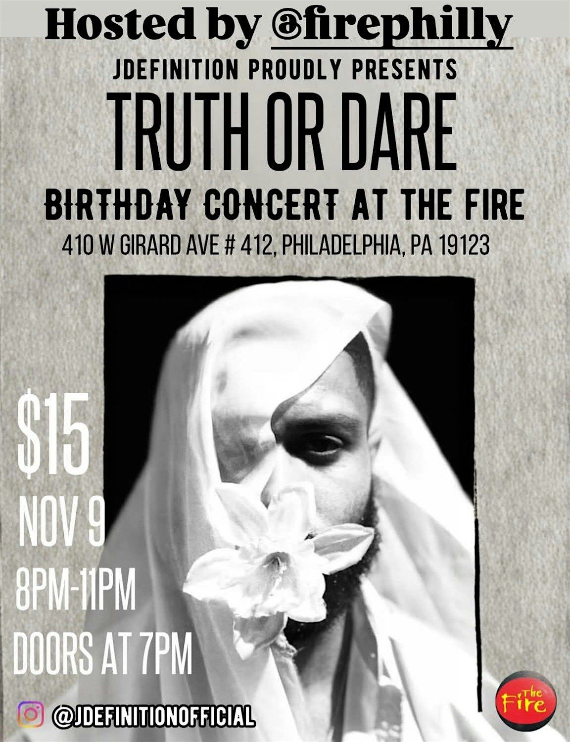 Jdefinition Presents the Truth or Dare Birthday Concert