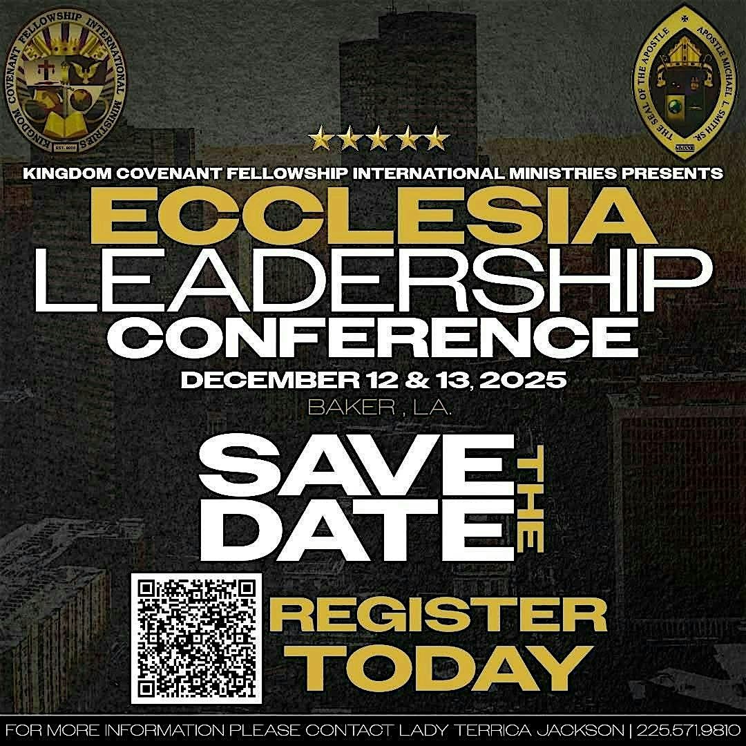 Early Registration: Ecclesia Leadership Conference 2025