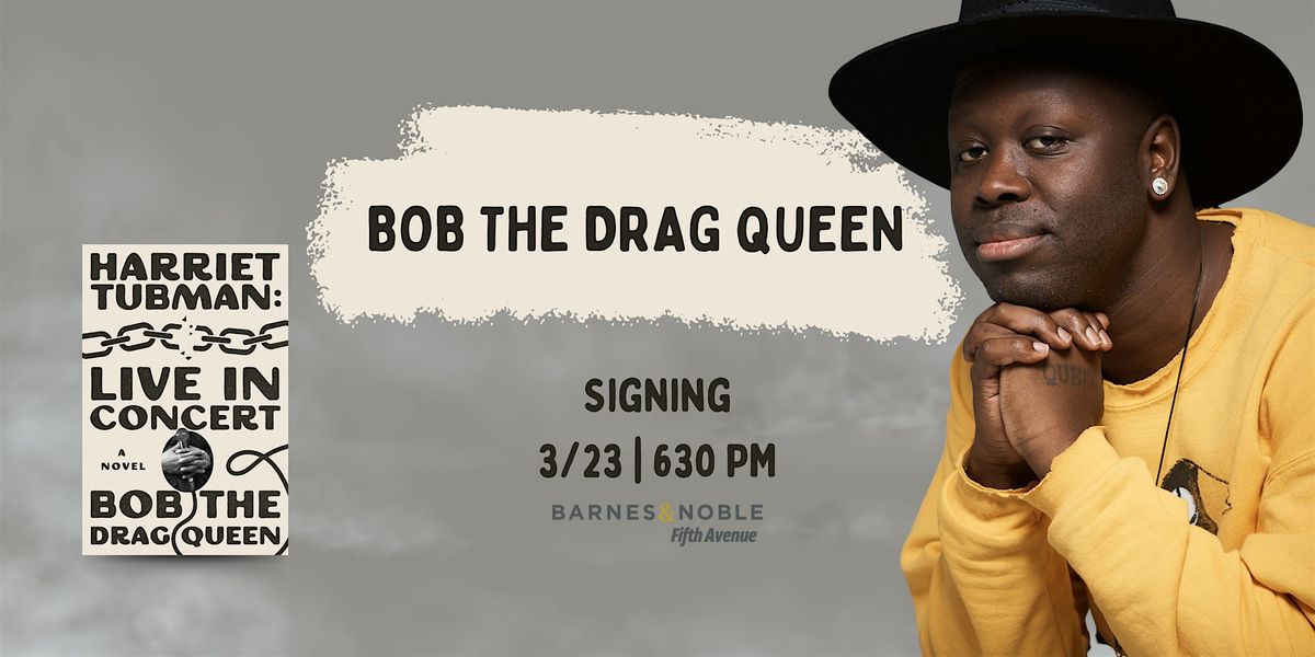 Signing with Bob the Drag Queen @ B&N 5th Ave, NYC