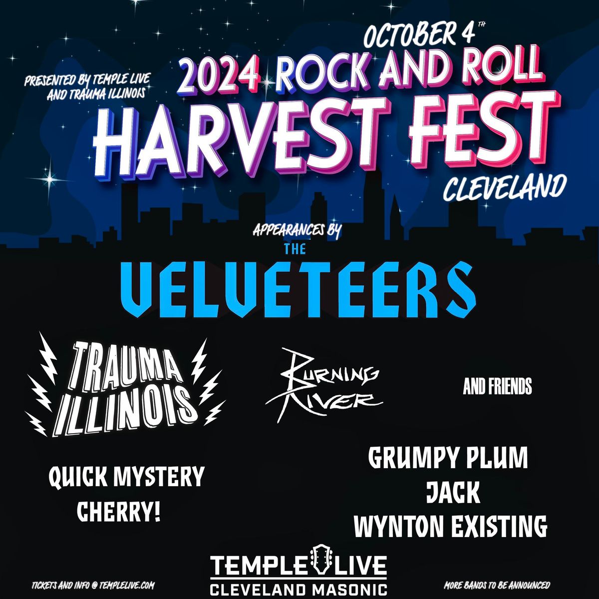 2024 Rock N Roll Harvest Festival feat. The Velveteers & more