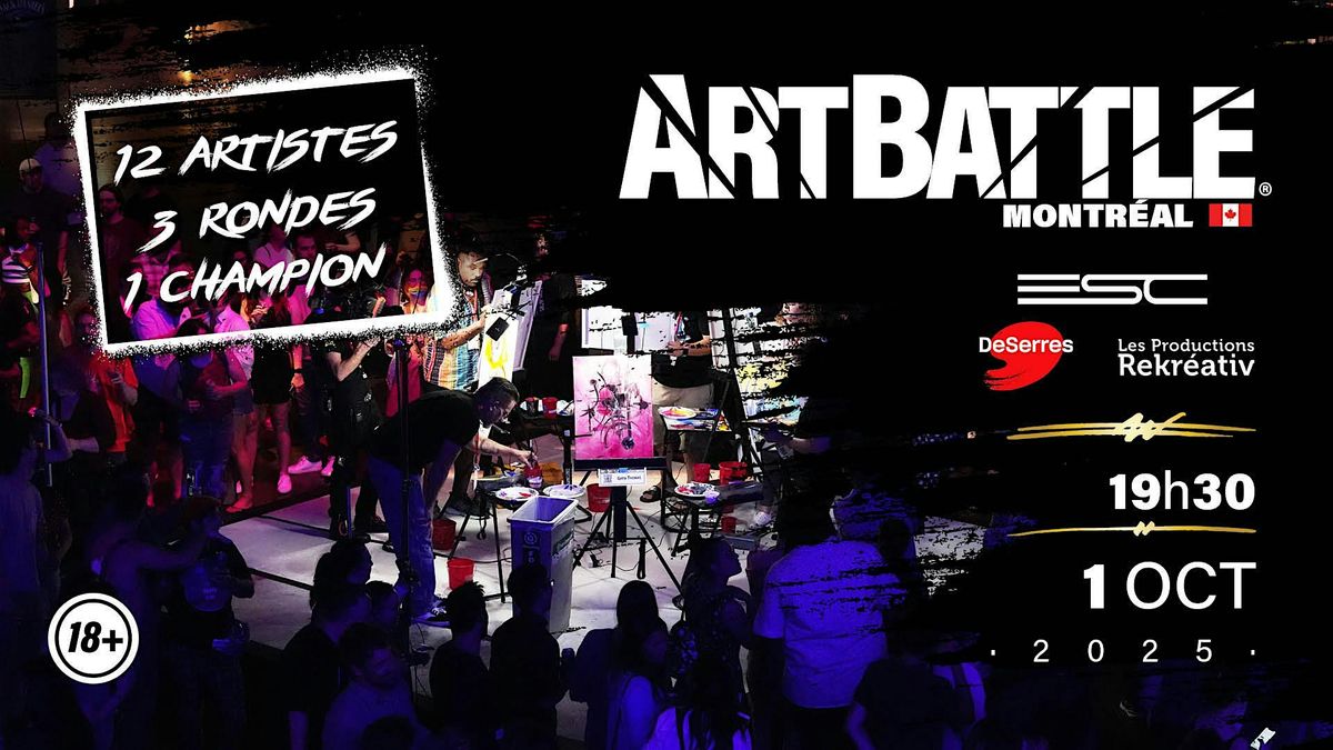Art Battle Montr\u00e9al -  1 Octobre, 2025