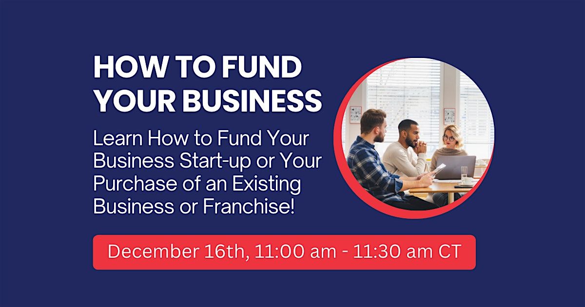 How To Fund Your Business