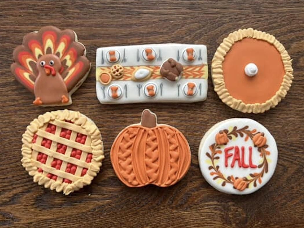 Thanksgiving Cookie Decorating Class and Wine Tasting