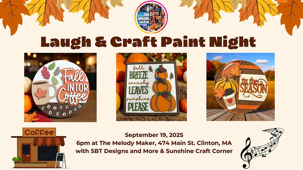 Laugh & Craft Paint Night