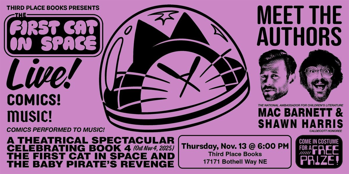 Mac Barnett and Shawn Harris \u2014 The First Cat in Space LIVE!