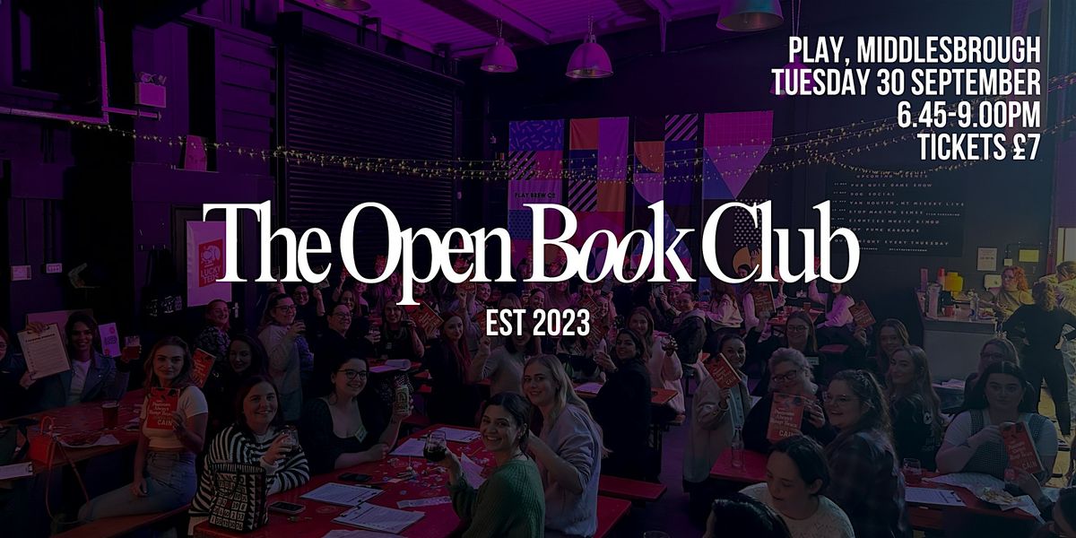 The Open Book Club | September 2025 | Play Middlesbrough