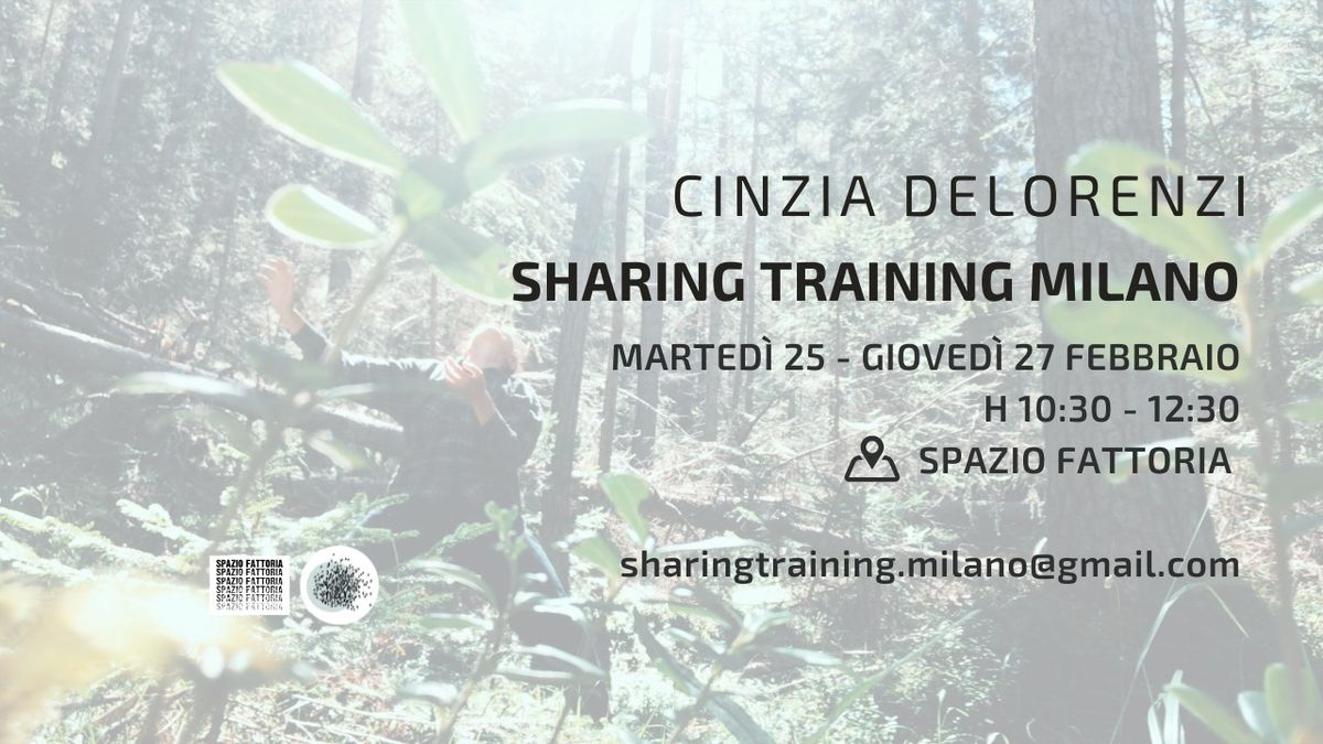 Sharing Training MI | Cinzia Delorenzi @Spazio Fattoria