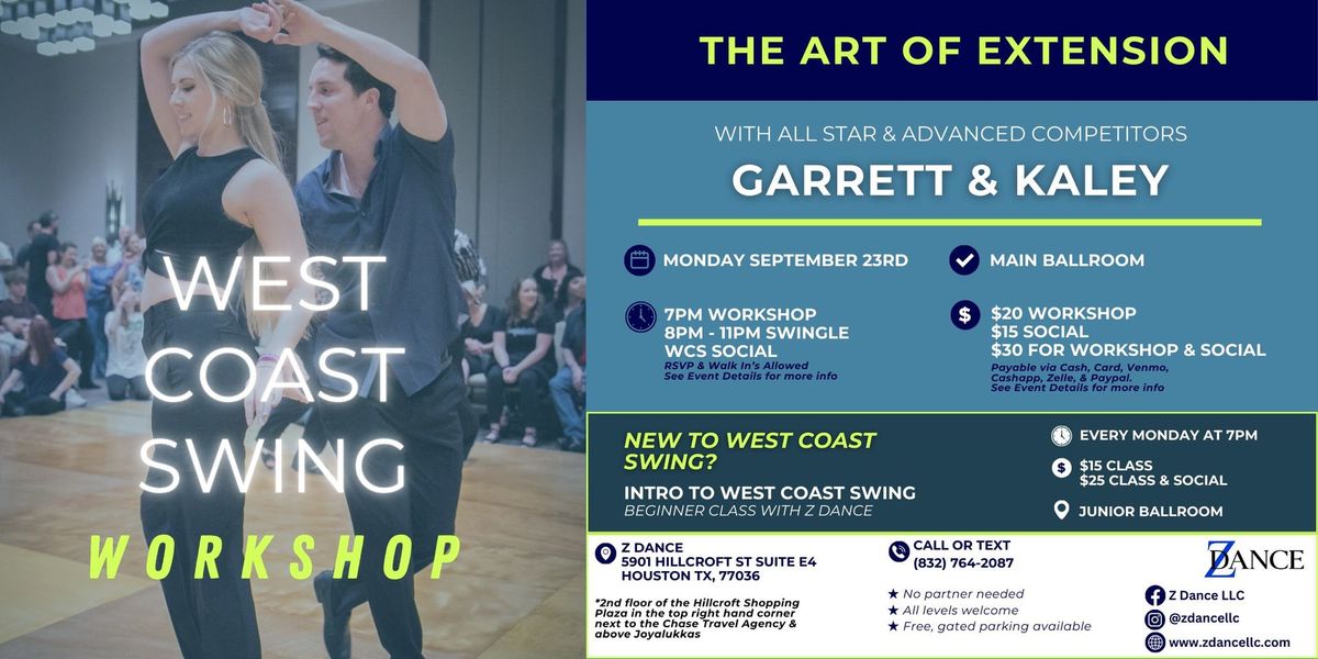 Garrett and Kaley - Intermediate West Coast Swing Workshop