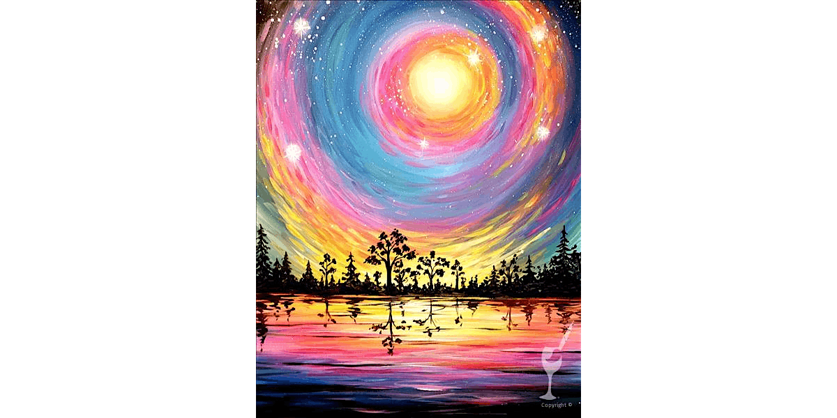 Cosmic Evening Air - Paint and Sip in Austin | Classpop!\u2122
