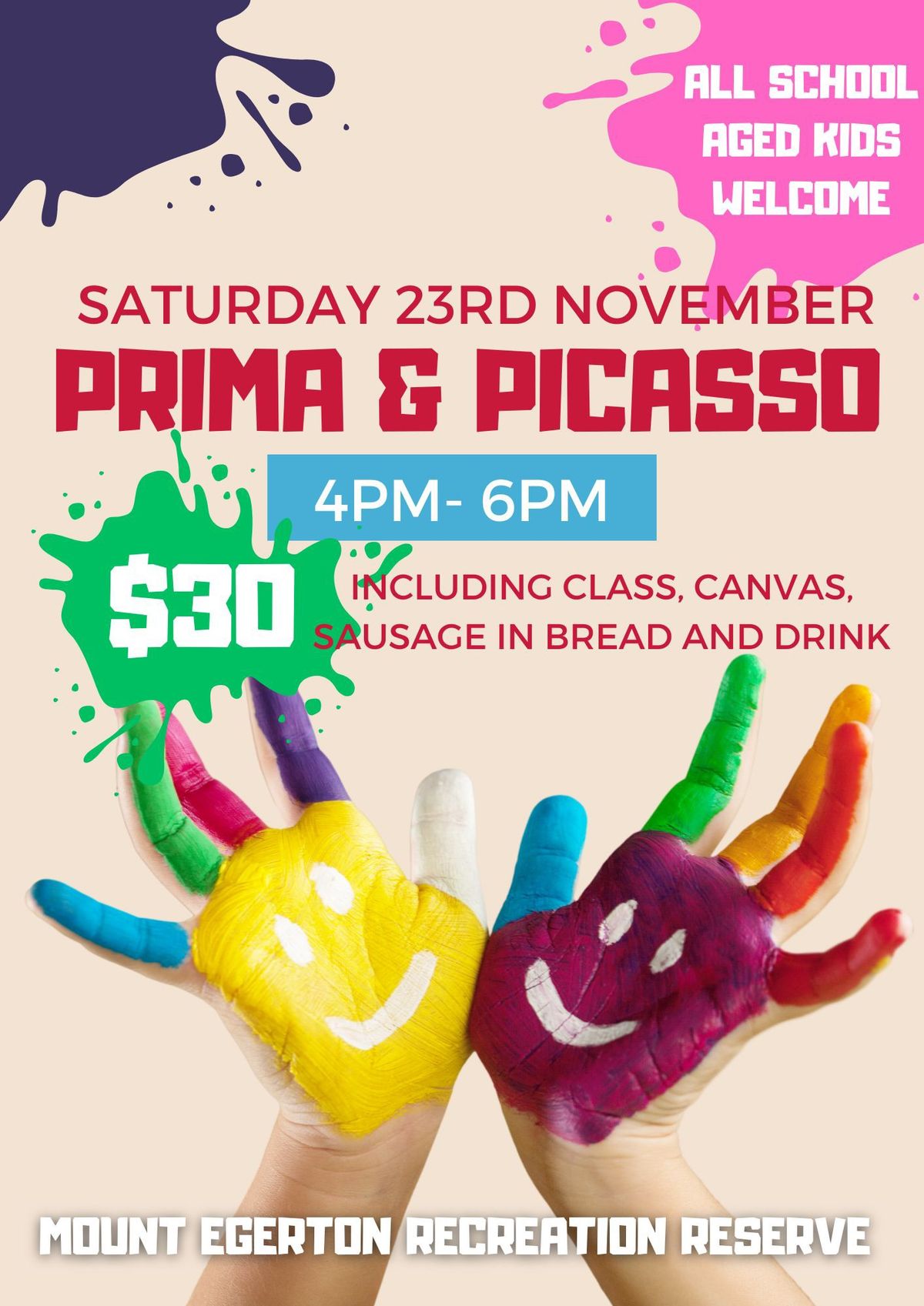 Prima & Picasso - kids art class!! 