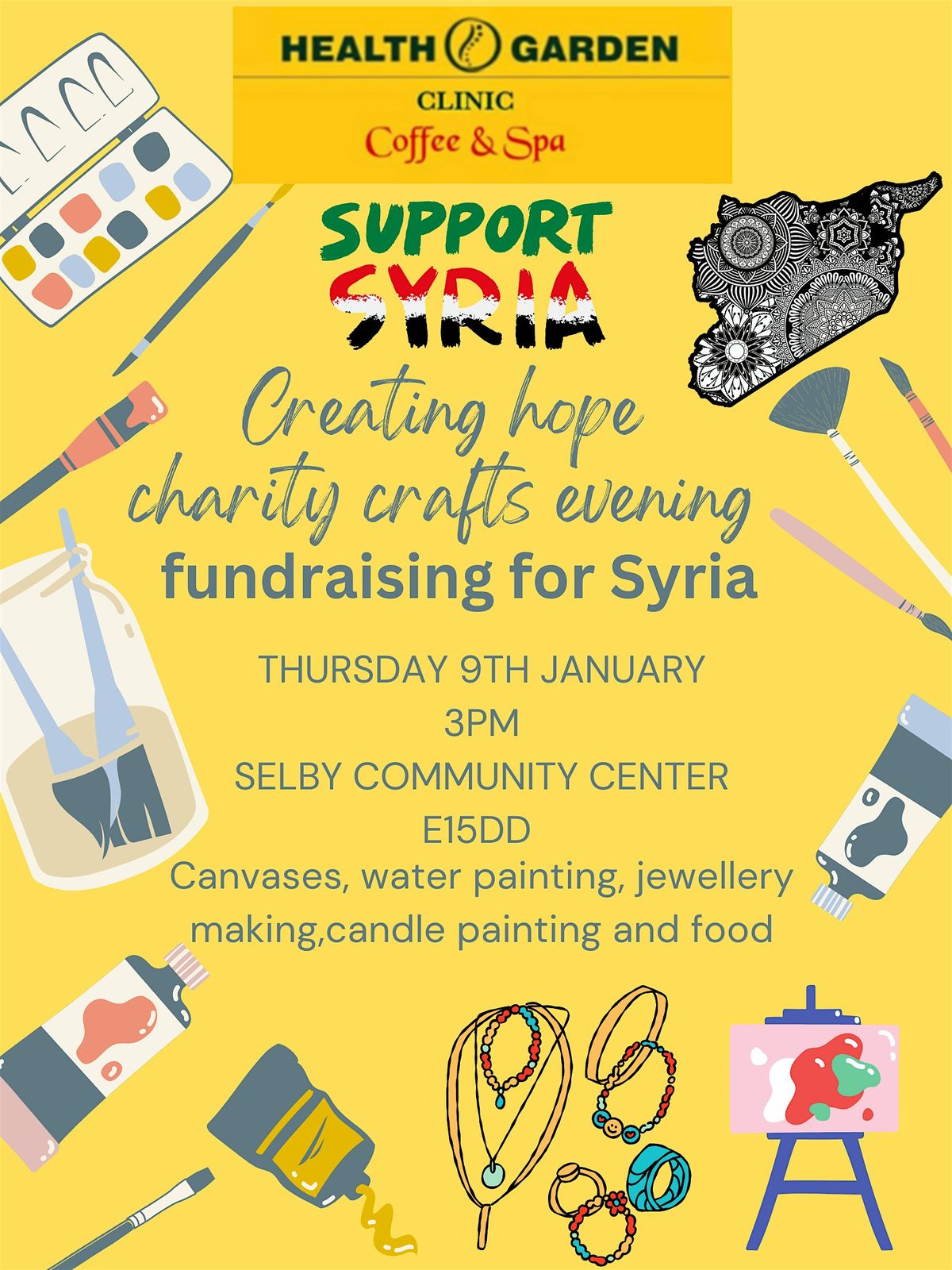 Crafts Evening For Syria