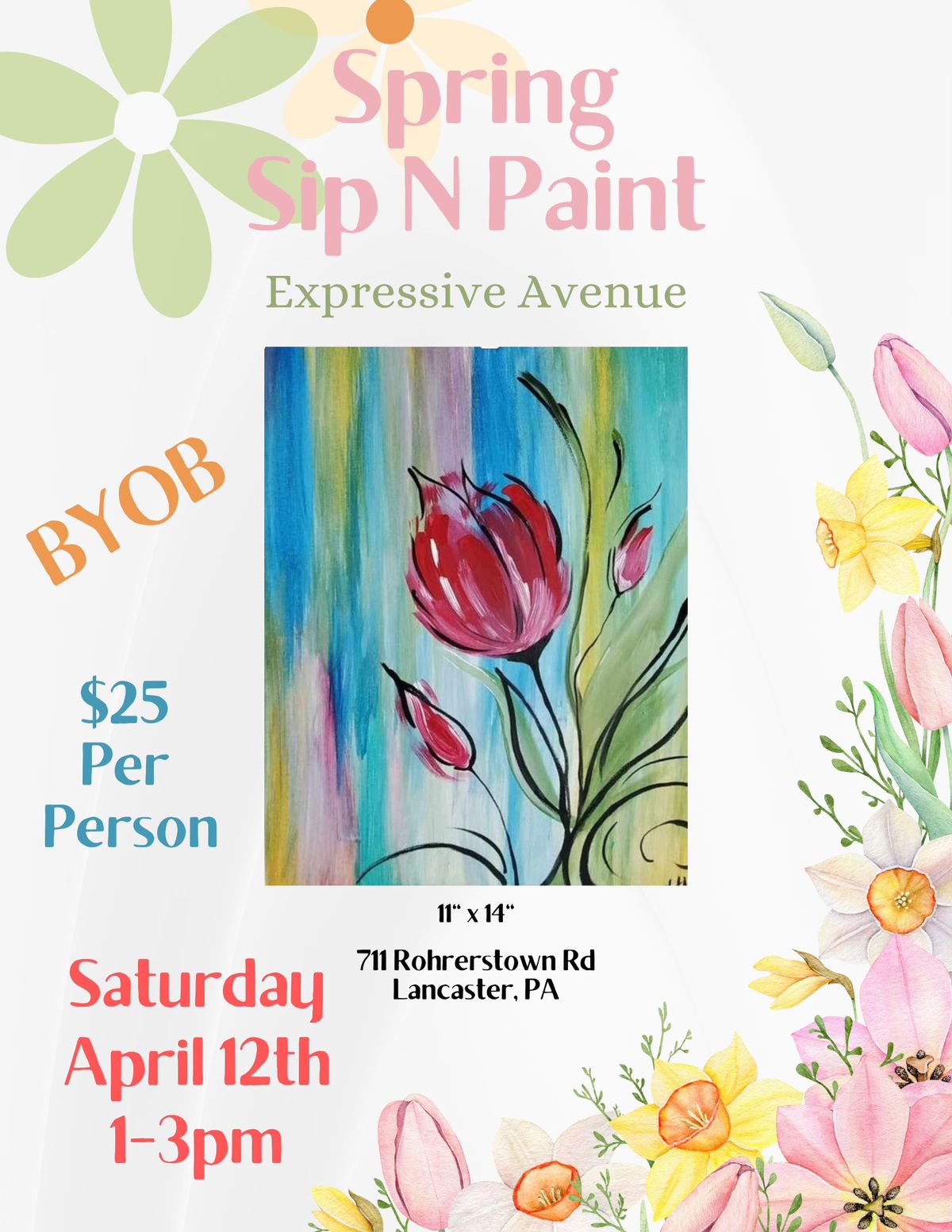 Spring Sip and Paint 