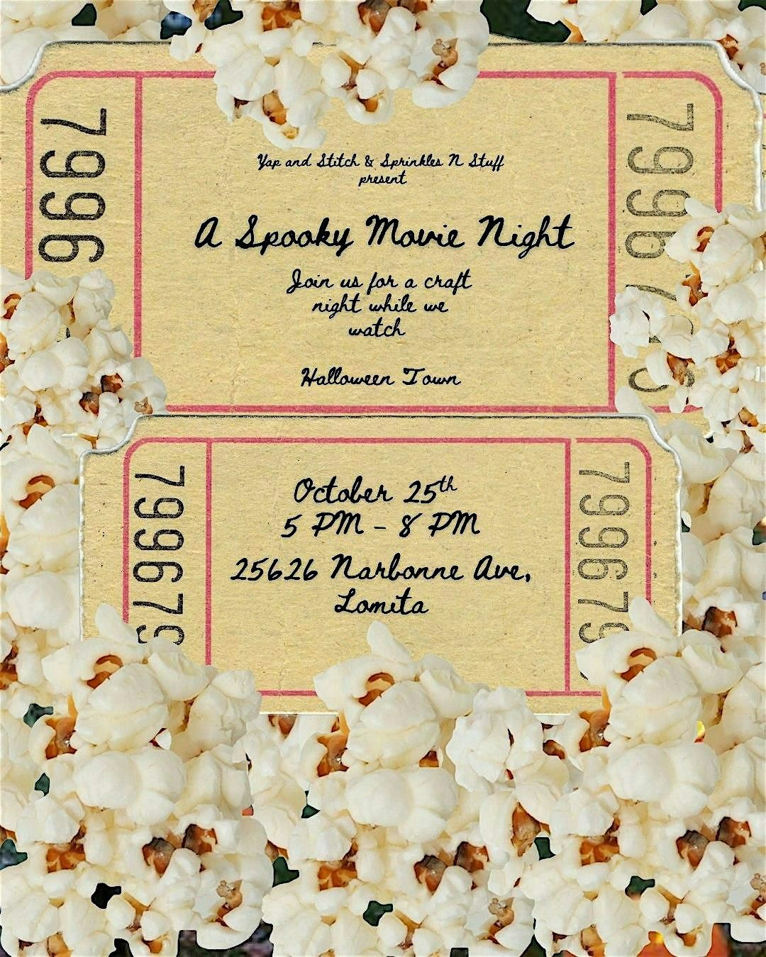 Yap & Stitch Present: A Spooky Movie Night