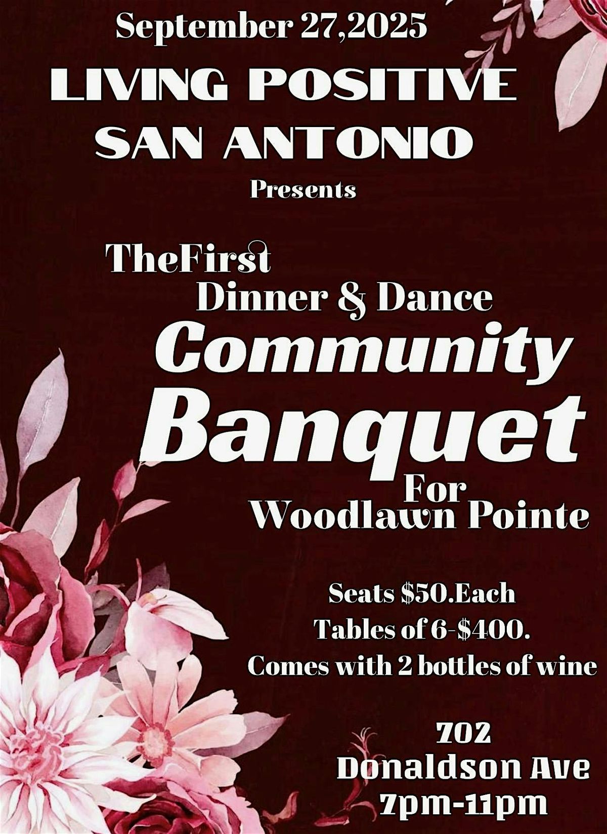 Dinner &  Dance  Community Banquet