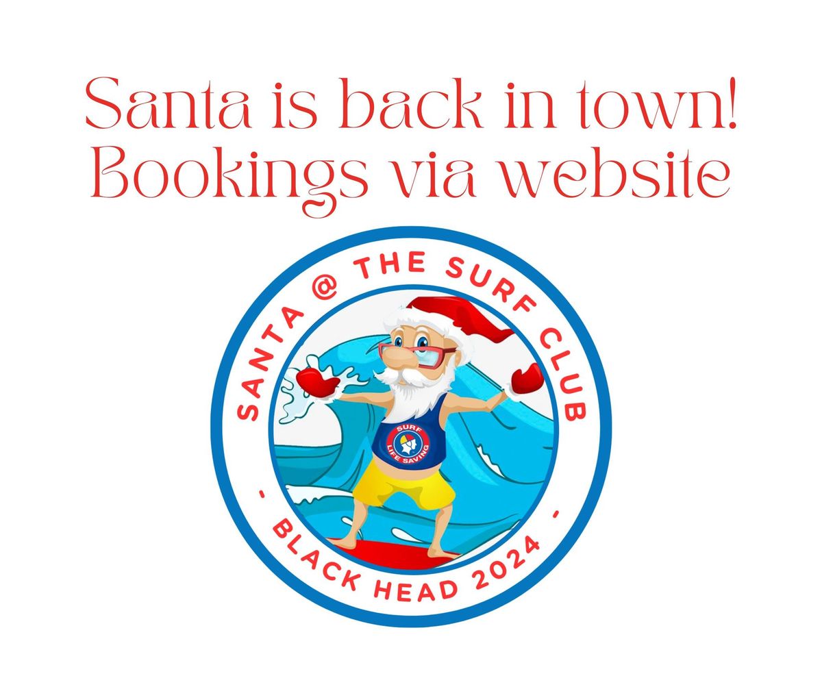 Santa at Black Head Surf Life Saving Club