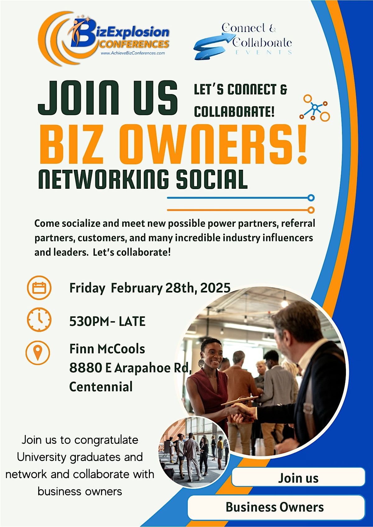 Biz Owners Networking Social