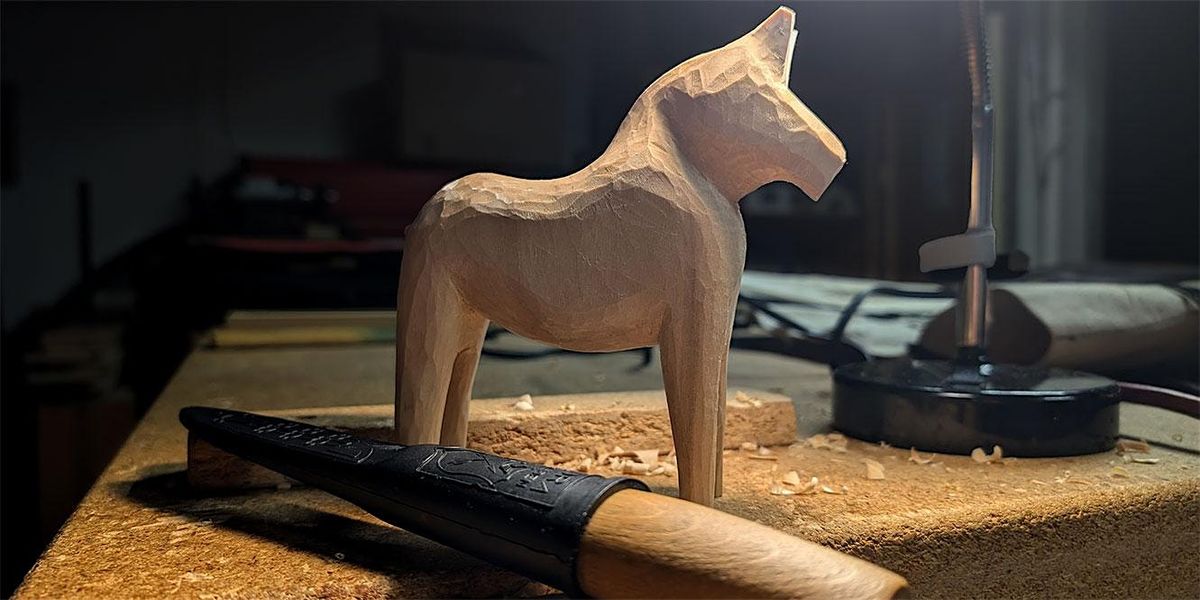 Dala Horse Carving Course - Tool Included!