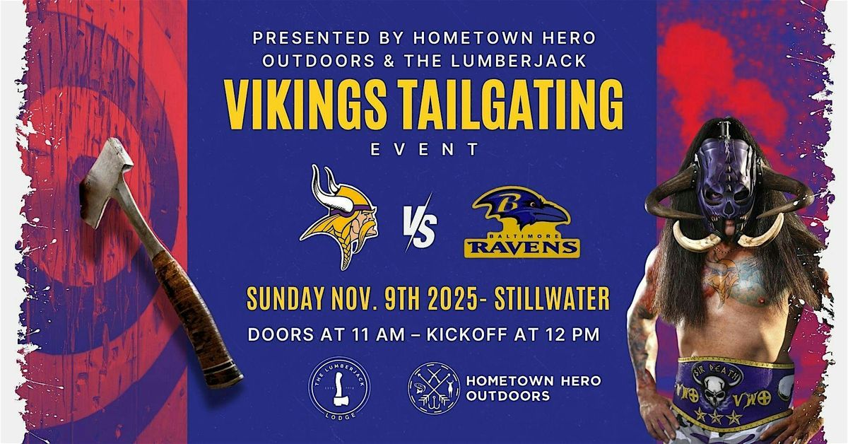 Tailgate for a Cause - Vikings vs. Ravens Tailgate